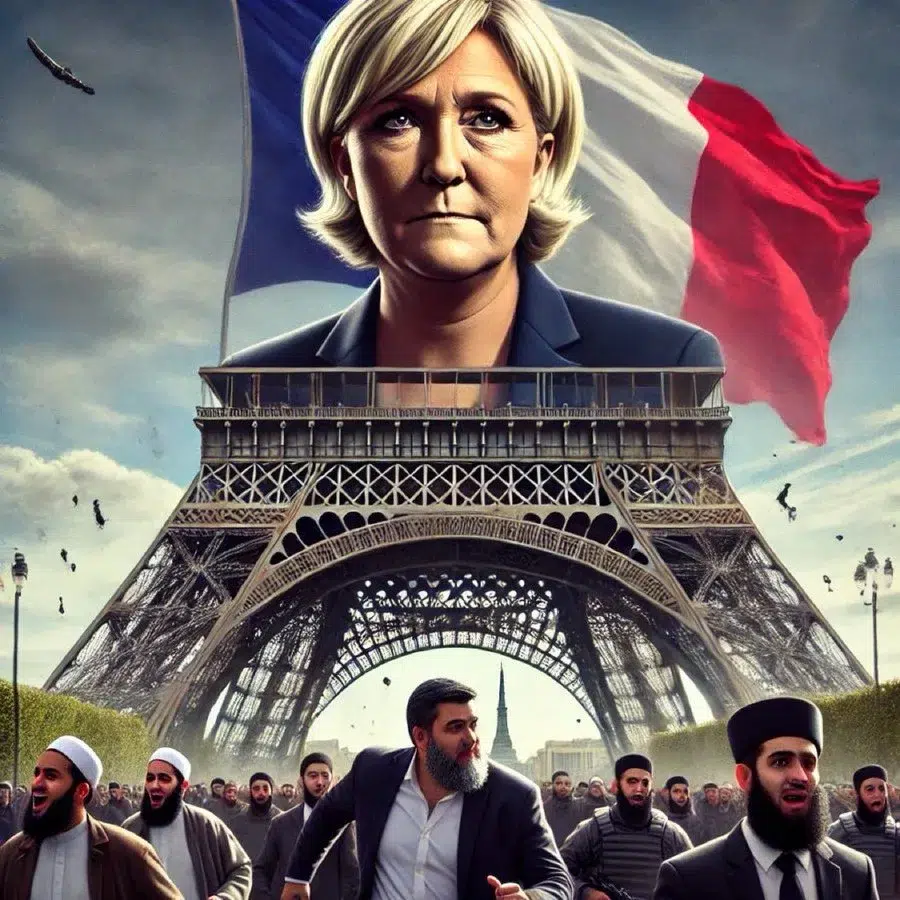 Marine Le Pen kommer att vinna i Frankrike. Hon kommer som en mardröm för muslimer.