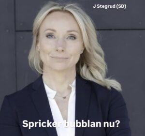 Jessica Stegrud (SD) - Spricker bubblan nu?