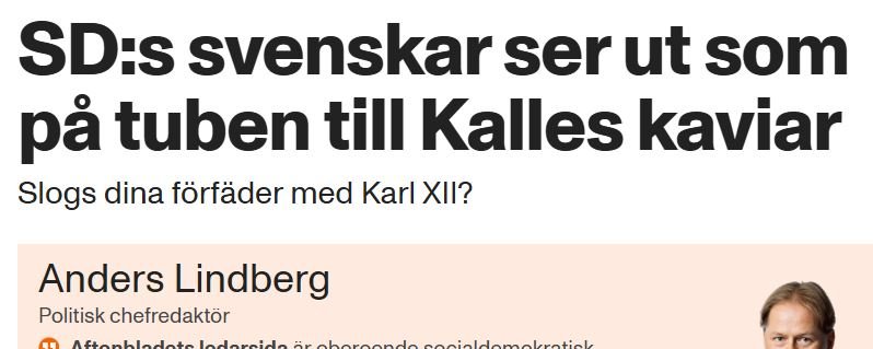 Rädda Anders – han ser nazister överallt