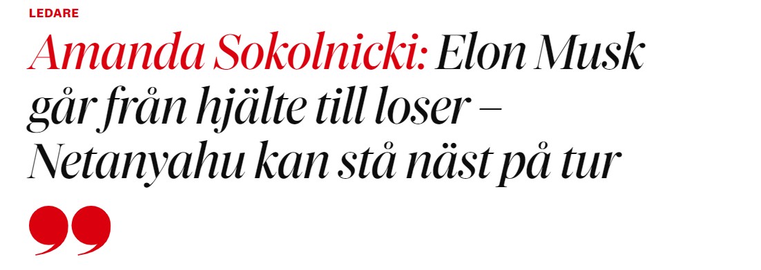 DN:s moralism kollapsar vid första mötet med verkligheten