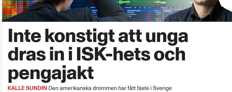 När unga tar ansvar – och blir kallade giriga