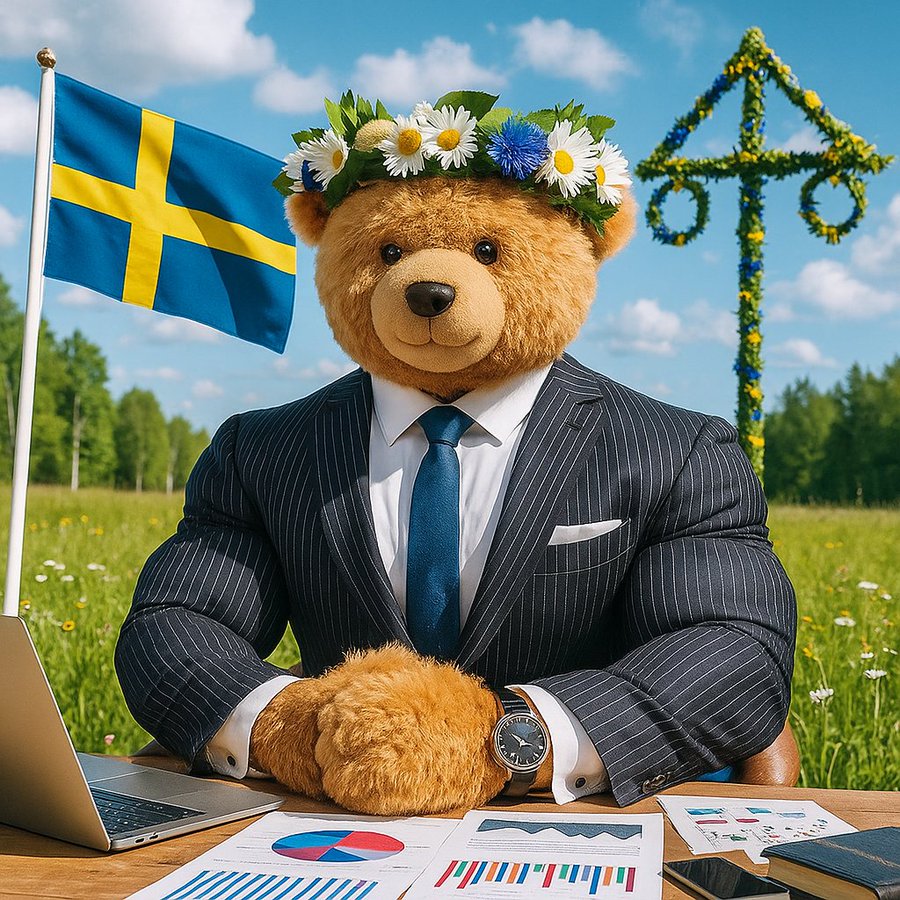 Den svenska björnen står upp