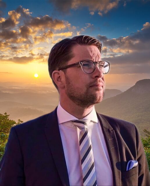 Redigerad bild privat: Jimmie Åkesson