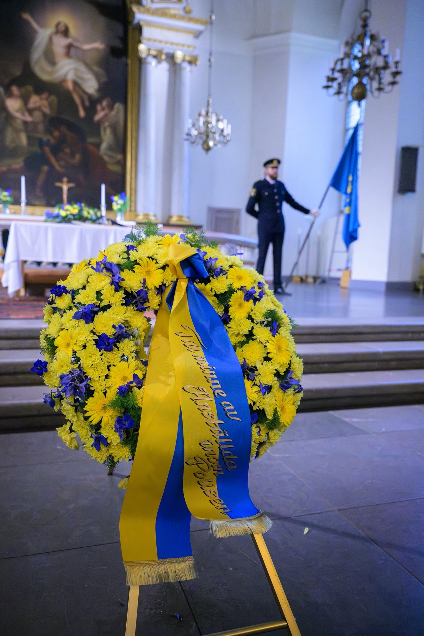 Polisens minnesdag för att hedra poliser som omkommit i tjänsten. Foto Polisen
